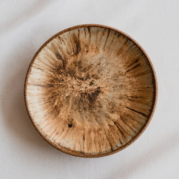 Ceramic Wall Plate Pale Timber