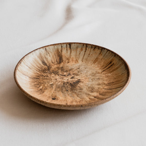 Ceramic Wall Plate Pale Timber