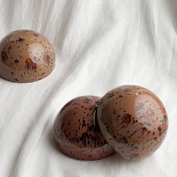 Ceramic Dome Peppered Plum
