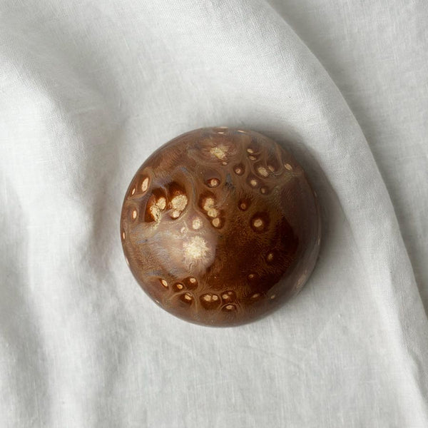 Ceramic Dome Rust Nebula