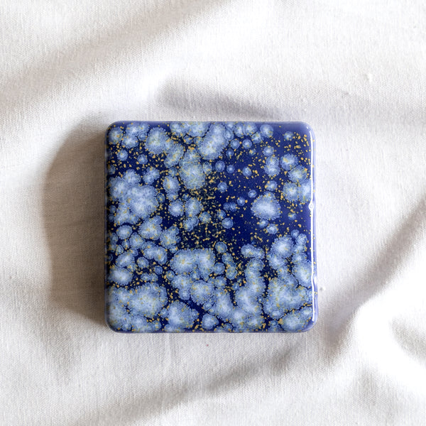 Wall Checker Blue Hydrangea