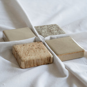 Ceramic Checkers Neutral Collection #4