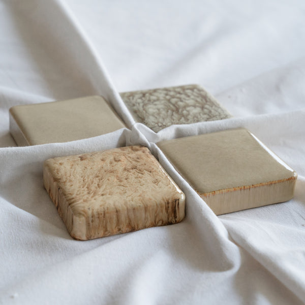 Ceramic Checkers Neutral Collection #4