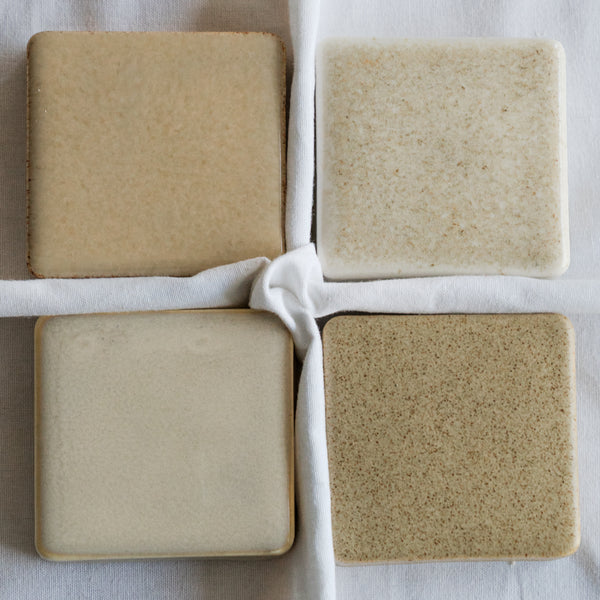 Ceramic Checkers Neutral Collection #2