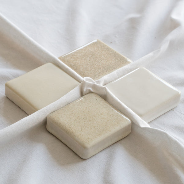 Ceramic Checkers Neutral Collection #1