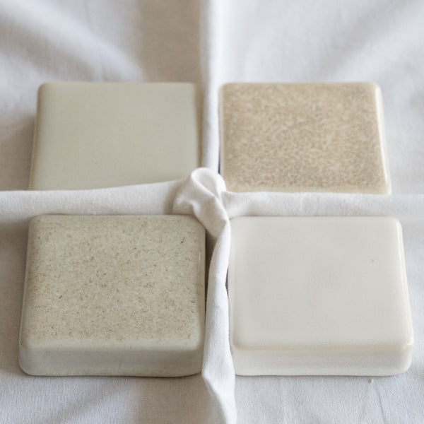 Ceramic Checkers Neutral Collection #1