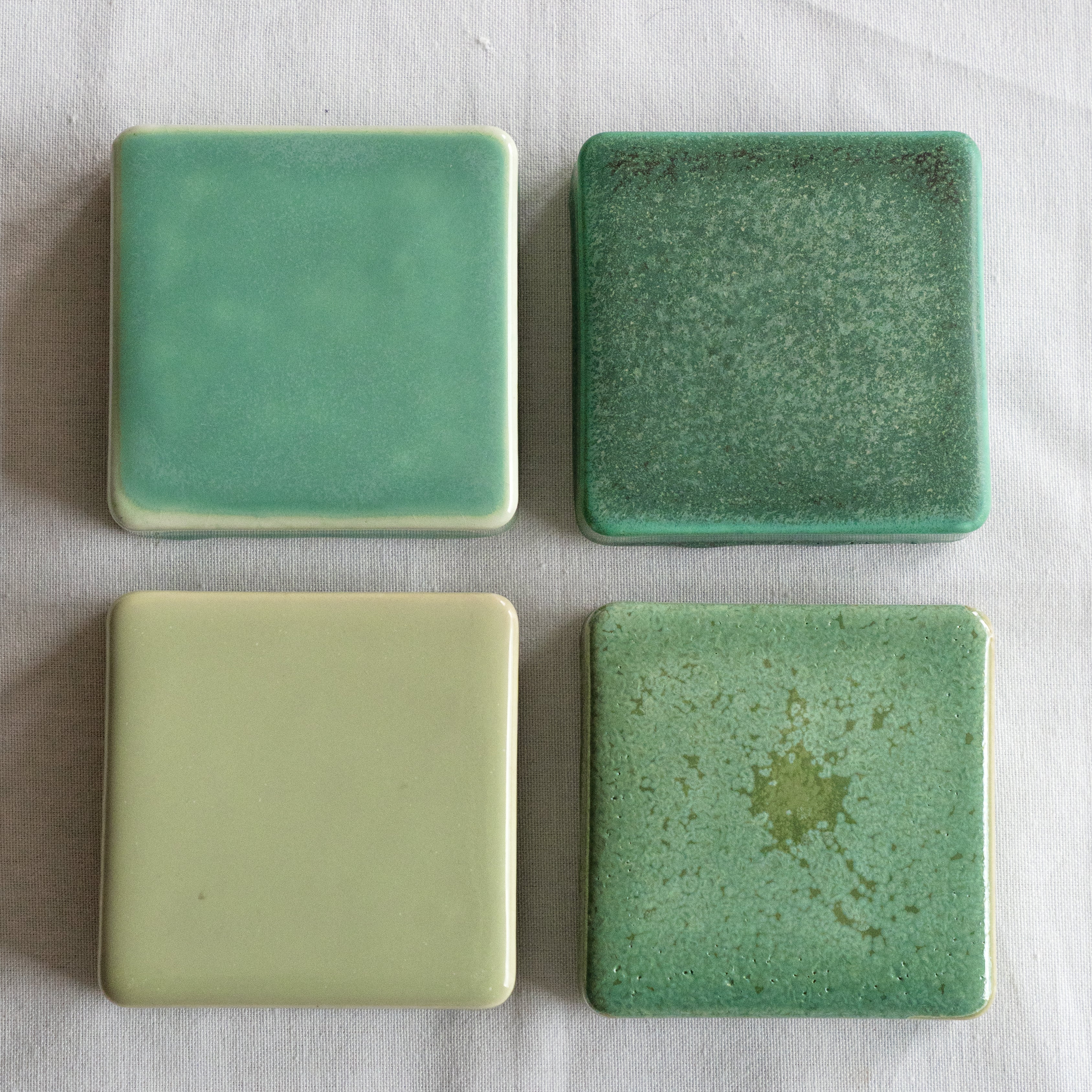 Ceramic Checkers Ceramic Checkers Green Collection #4 – Sam Mayell Ceramics