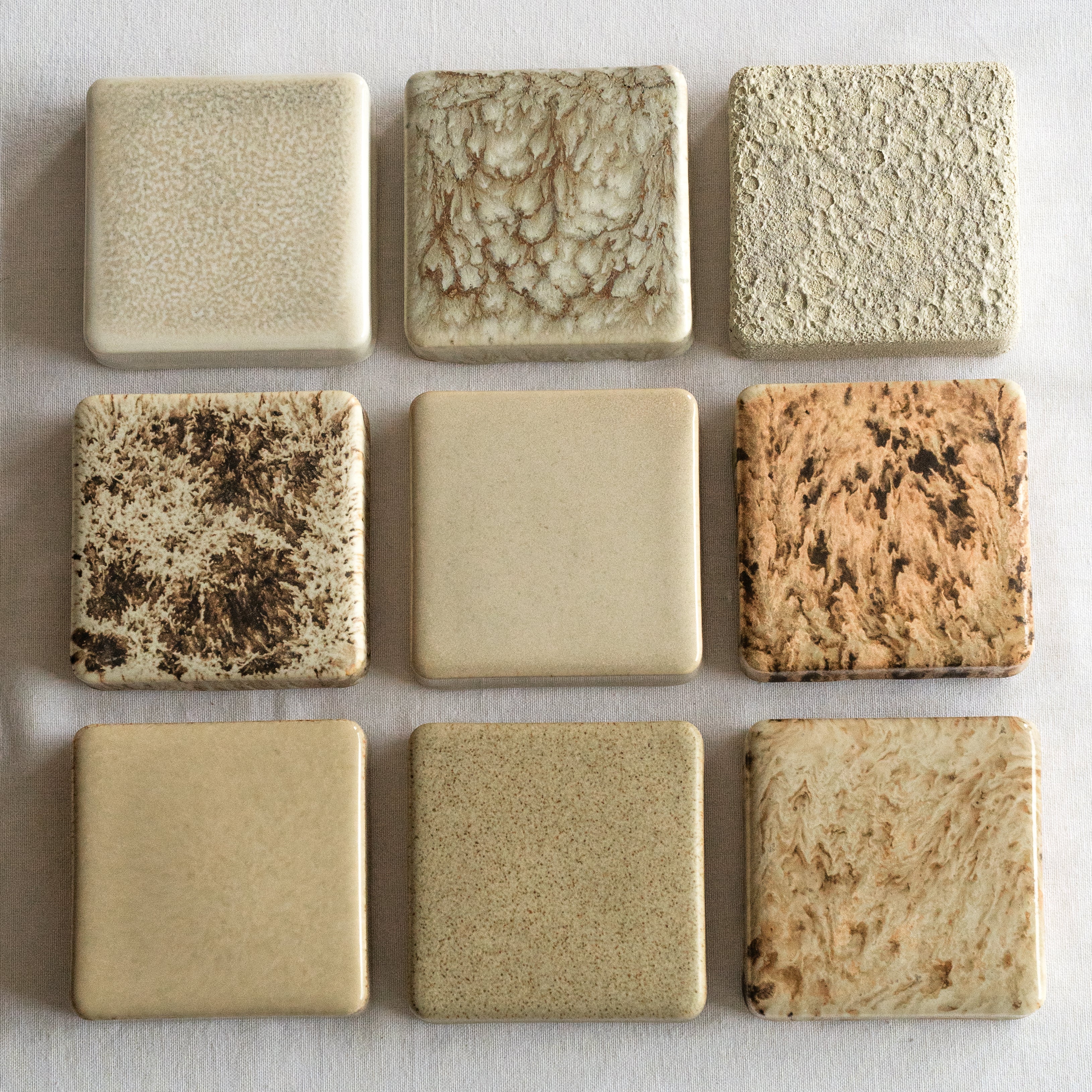 Ceramic Checkers Ceramic 9 Checkers Earth Collection #2 – Sam Mayell Ceramics