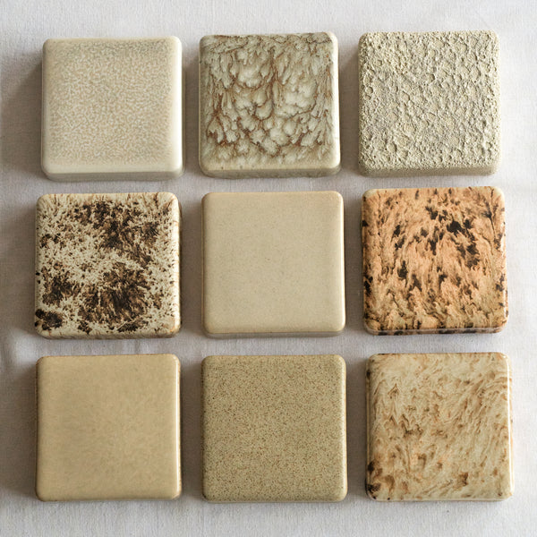 Ceramic 9 Checkers Earth Collection #2