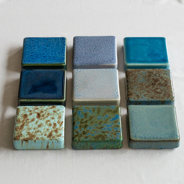 Ceramic 9 Checkers Ocean Collection #1