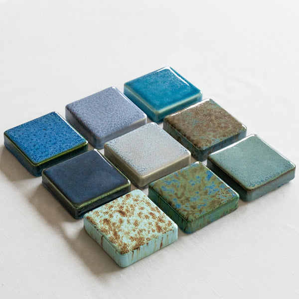 Ceramic 9 Checkers Ocean Collection #1