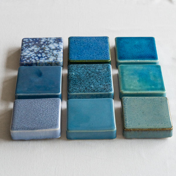 Ceramic 9 Checkers Ocean Collection #2
