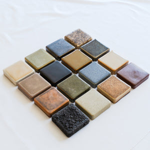 Ceramic Checkers Earth Set (16)