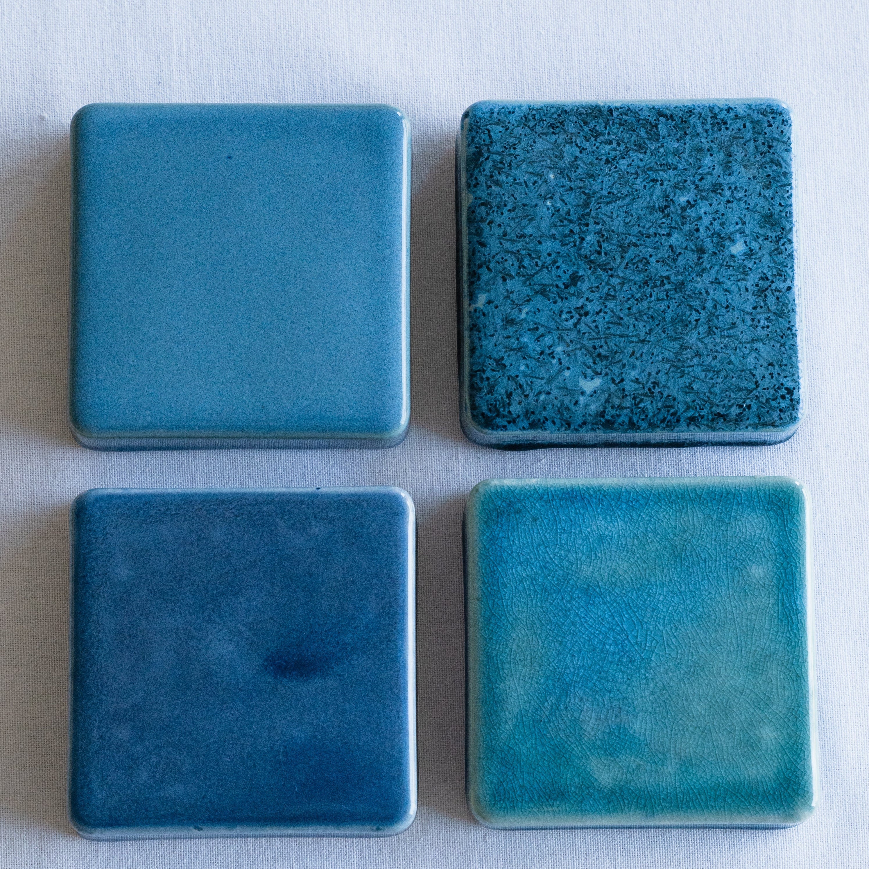 Ceramic Checkers Ceramic Checkers Blue Set #2 – Sam Mayell Ceramics
