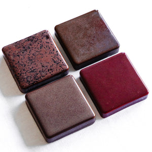 Ceramic Checkers Red Set #2