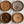 Ceramic Wall Plates Earth Set #1
