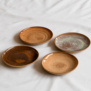 Ceramic Wall Plates Earth Set #1