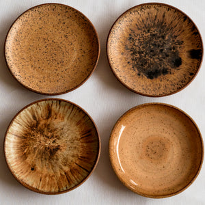 Ceramic Wall Plates Earth Set #3