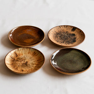 Ceramic Wall Plates Earth Set #4