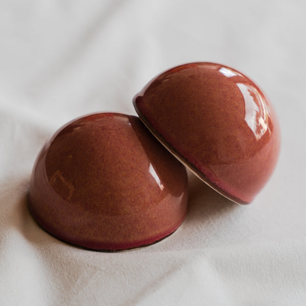 Ceramic Dome Micro Cinnabar
