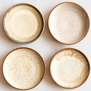 Ceramic Wall Plate Neutral Set (4)