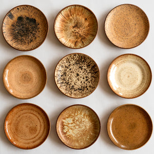Ceramic Wall Plate Golden Set (9)