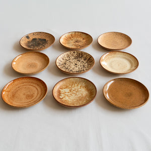 Ceramic Wall Plate Golden Set (9)