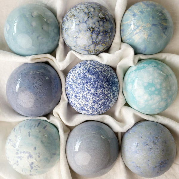 Ceramic Wall Art Sky Blue Collection