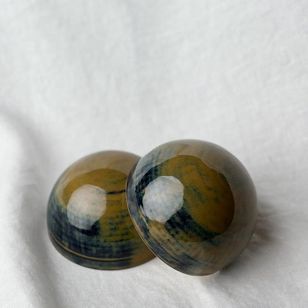 Ceramic Dome Tigers Eye