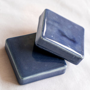 Wall Checker Variegated Blue