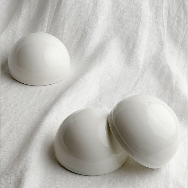 Ceramic Dome White Opal