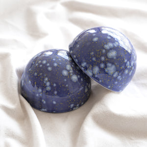 Ceramic Dome Blue Hydrangea