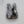 Chrome Ceramic Wall Bunny