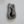 Chrome Ceramic Wall Bunny
