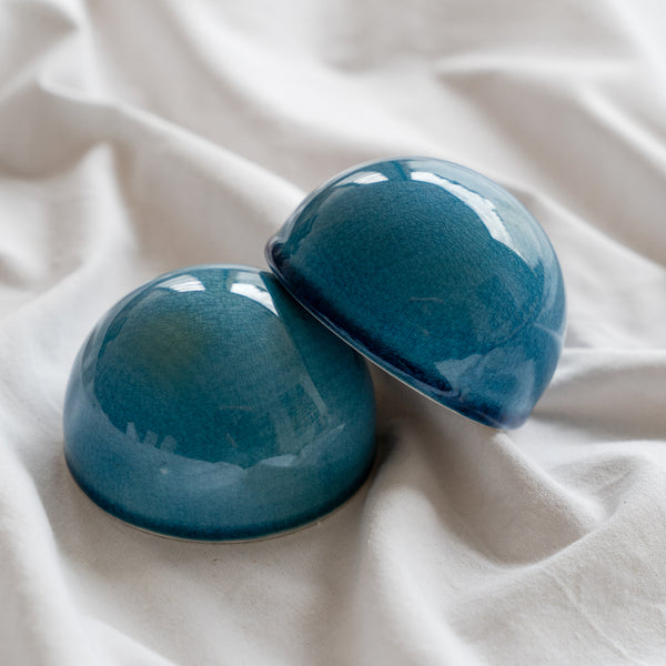 Ceramic Dome Crater-Lake-Crackle