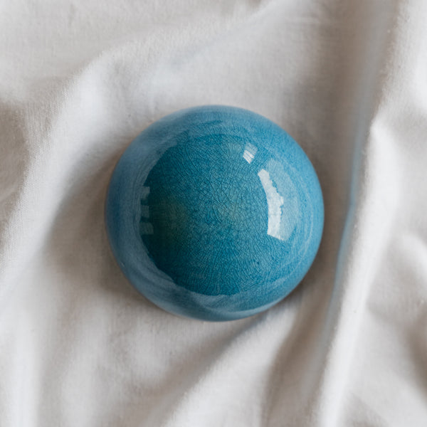 Ceramic Dome Crater-Lake-Crackle