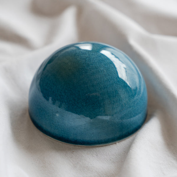 Ceramic Dome Crater-Lake-Crackle
