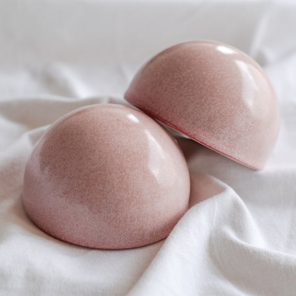 Ceramic Dome Rose Quartz