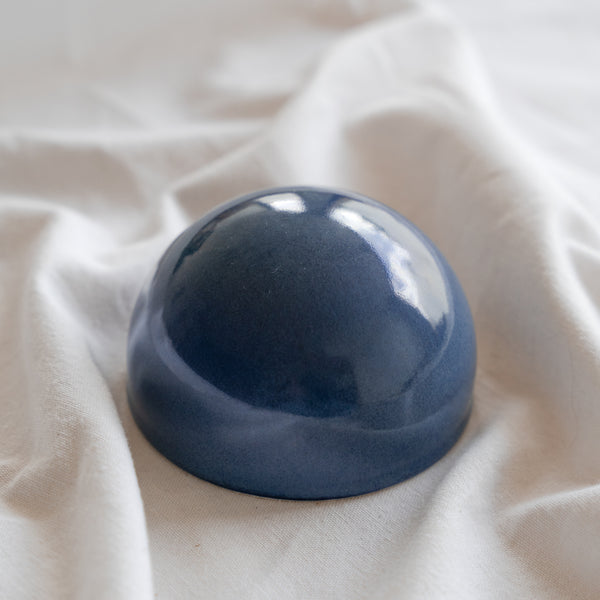 Ceramic Dome Variegated blue